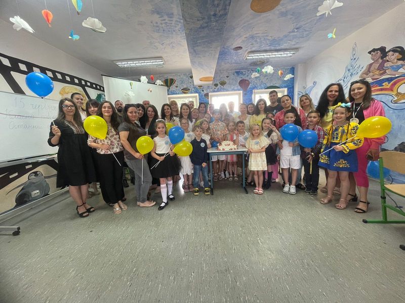 Sfârșit de an școlar pentru copiii ucraineni